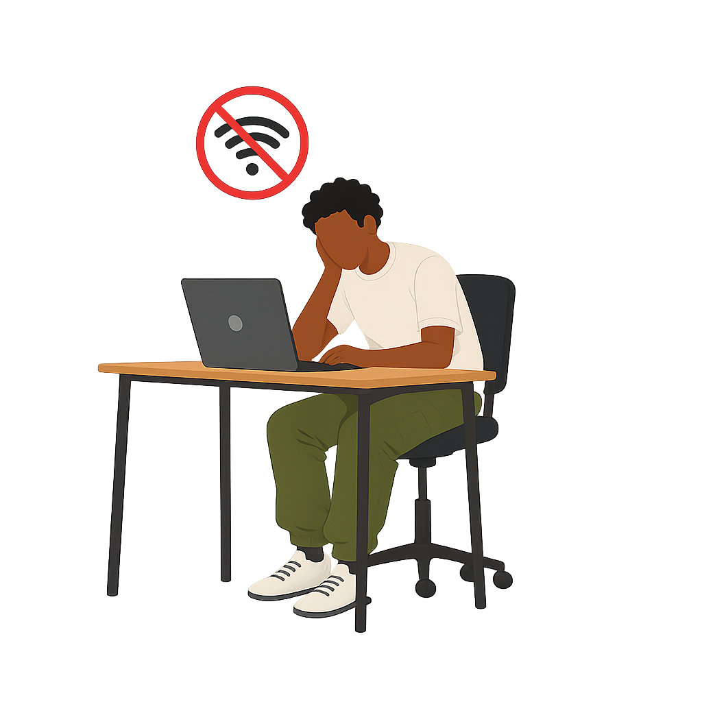 No WiFi connection